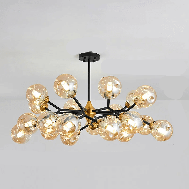 Moderne LED glaskronelysekrone