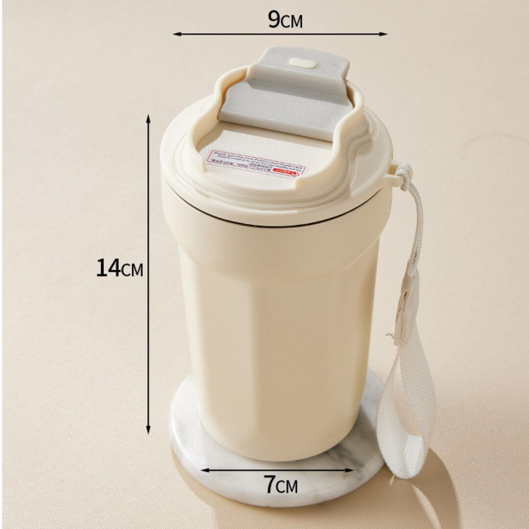Isoleret termokop 450ml med LED temperaturvisning