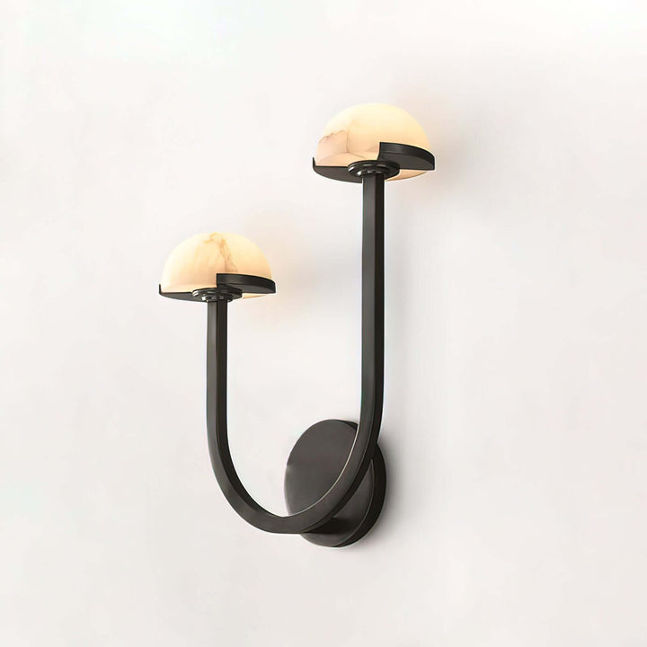 Svamp alabast væglampe, moderne design