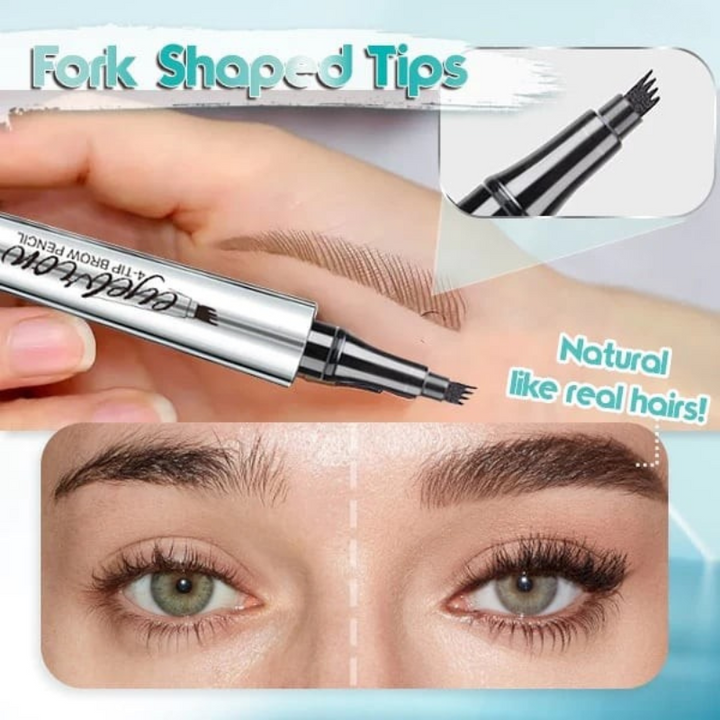 Hurtig og nem microblading øjenbrynsblyant for naturligt fyldige og smukke bryn.