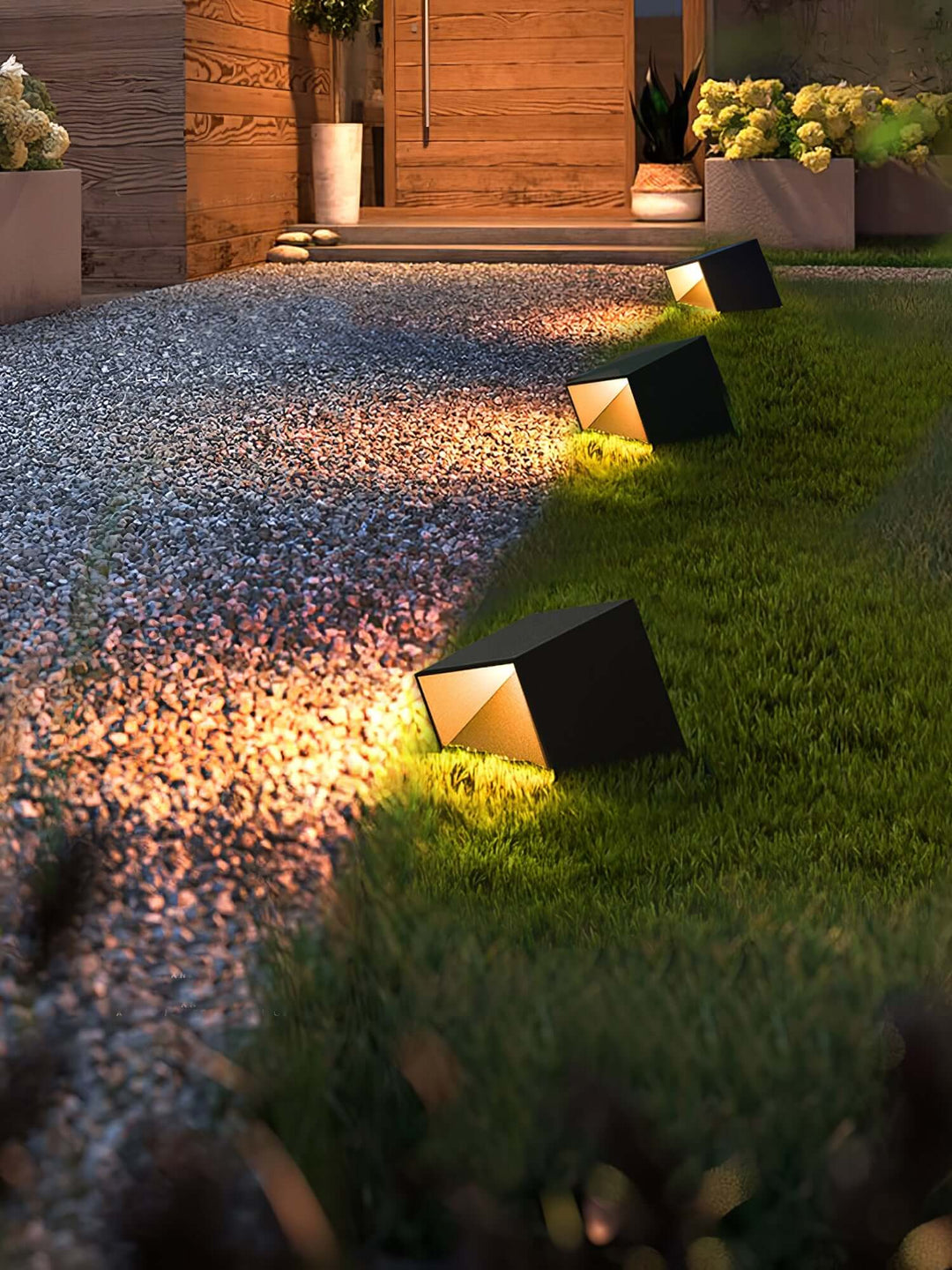 LED Solar Udendørs Havekubelys IP65