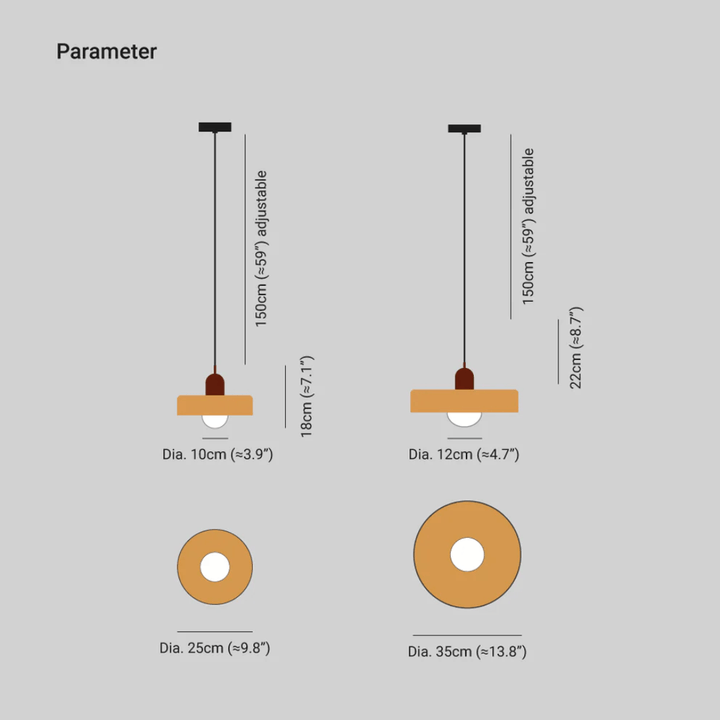Moderne LED Glas Pendellampe med Justerbare Farver