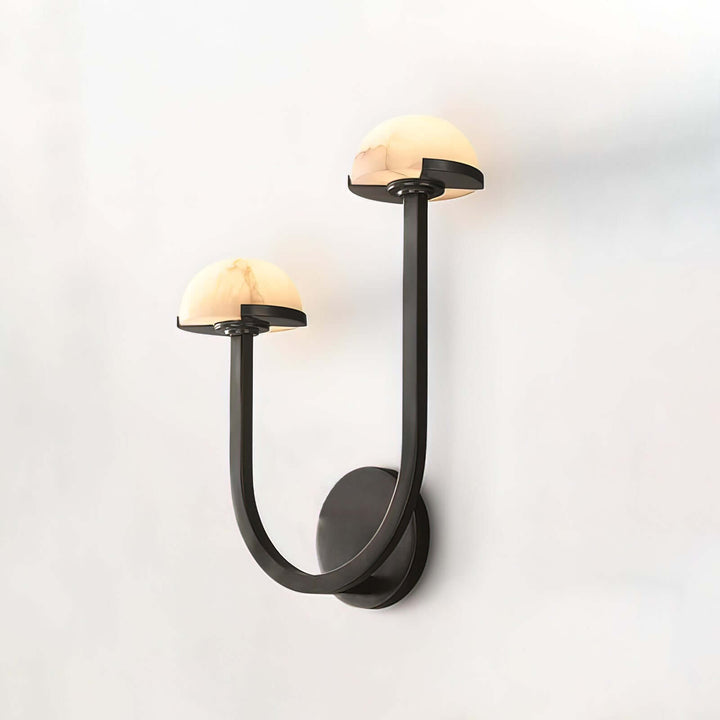 Svamp alabast væglampe, moderne design