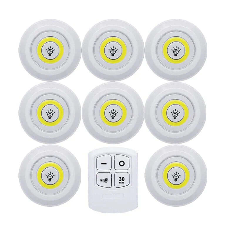 Smarte LED-belysning med Timer & Fjernbetjening