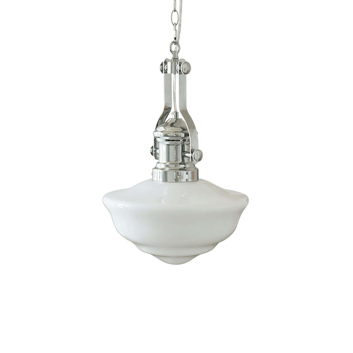Elegant Pendel Lys i Glas & Metal