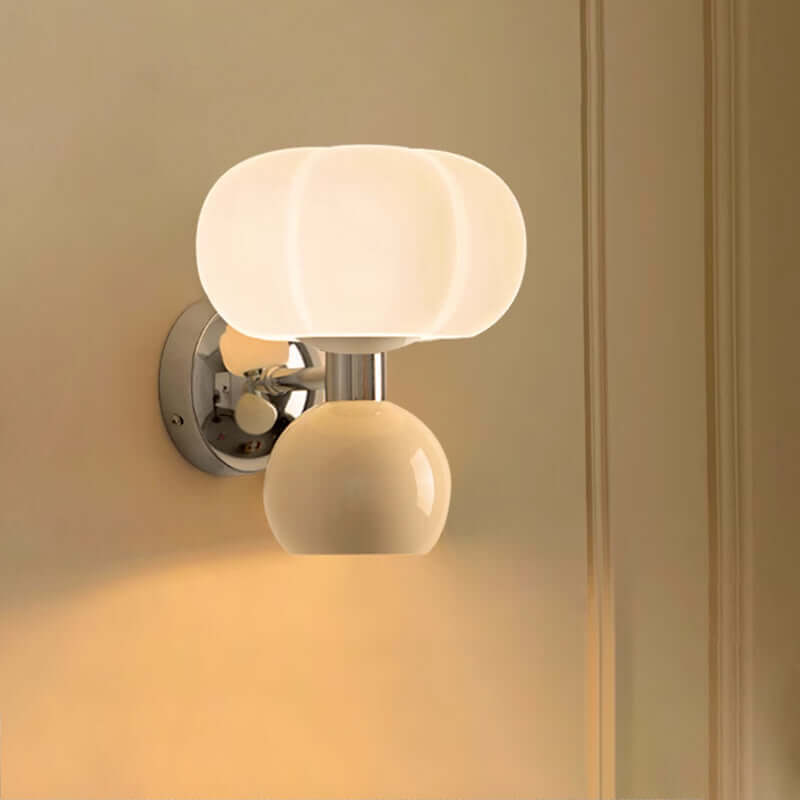 Moderne LED Væglampe i Creme