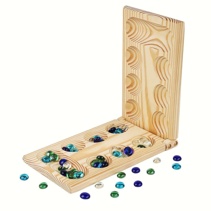 Sammenklappeligt Mancala Spil - Strategisk Brætspil
