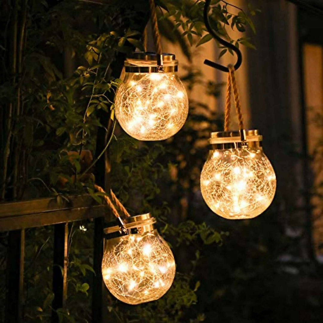 Solar Glaslanterne til Have