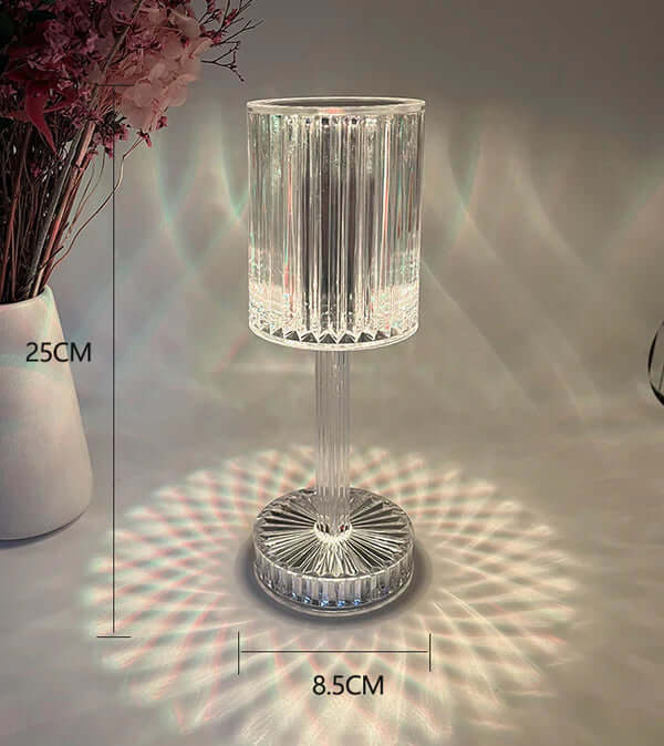 Dimbare Krystal Bordlampe, Moderne design
