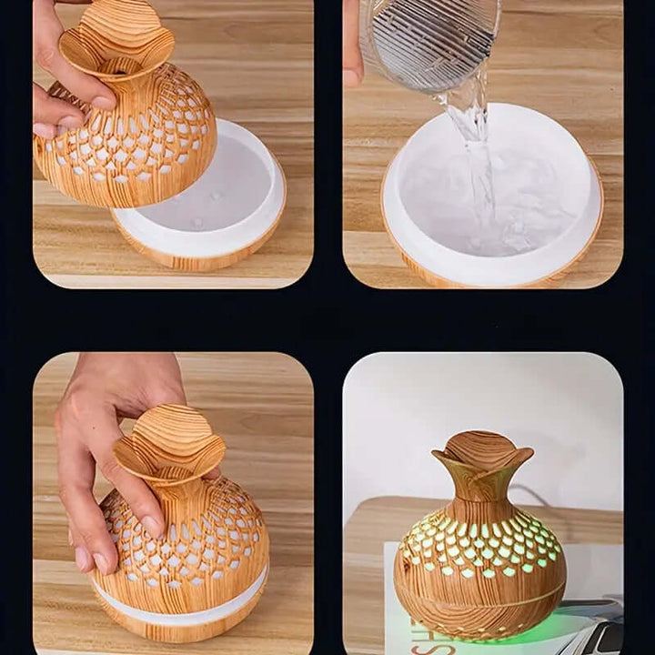 Blomsterdesign Aroma-diffuser til aromaterapi