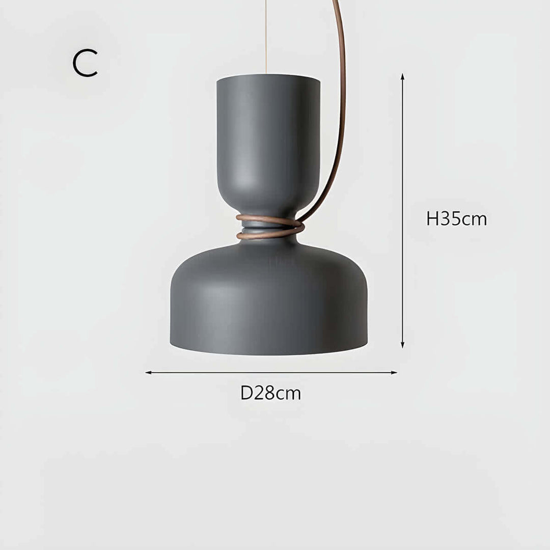 Geometrisk LED Pendellampe i Moderne Design