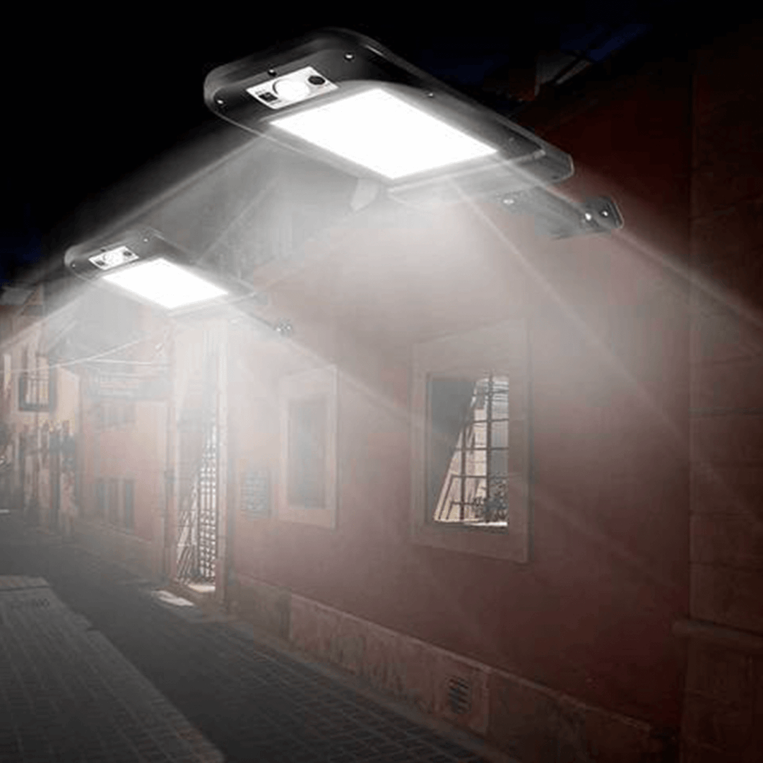 LED Solar Gadelygte med Bevægelsessensor