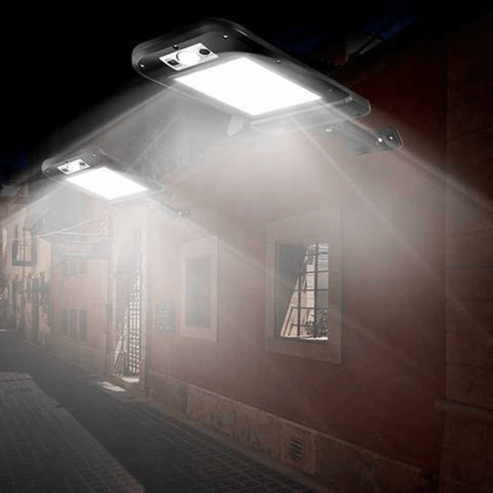 LED Solar Gadelygte med Bevægelsessensor