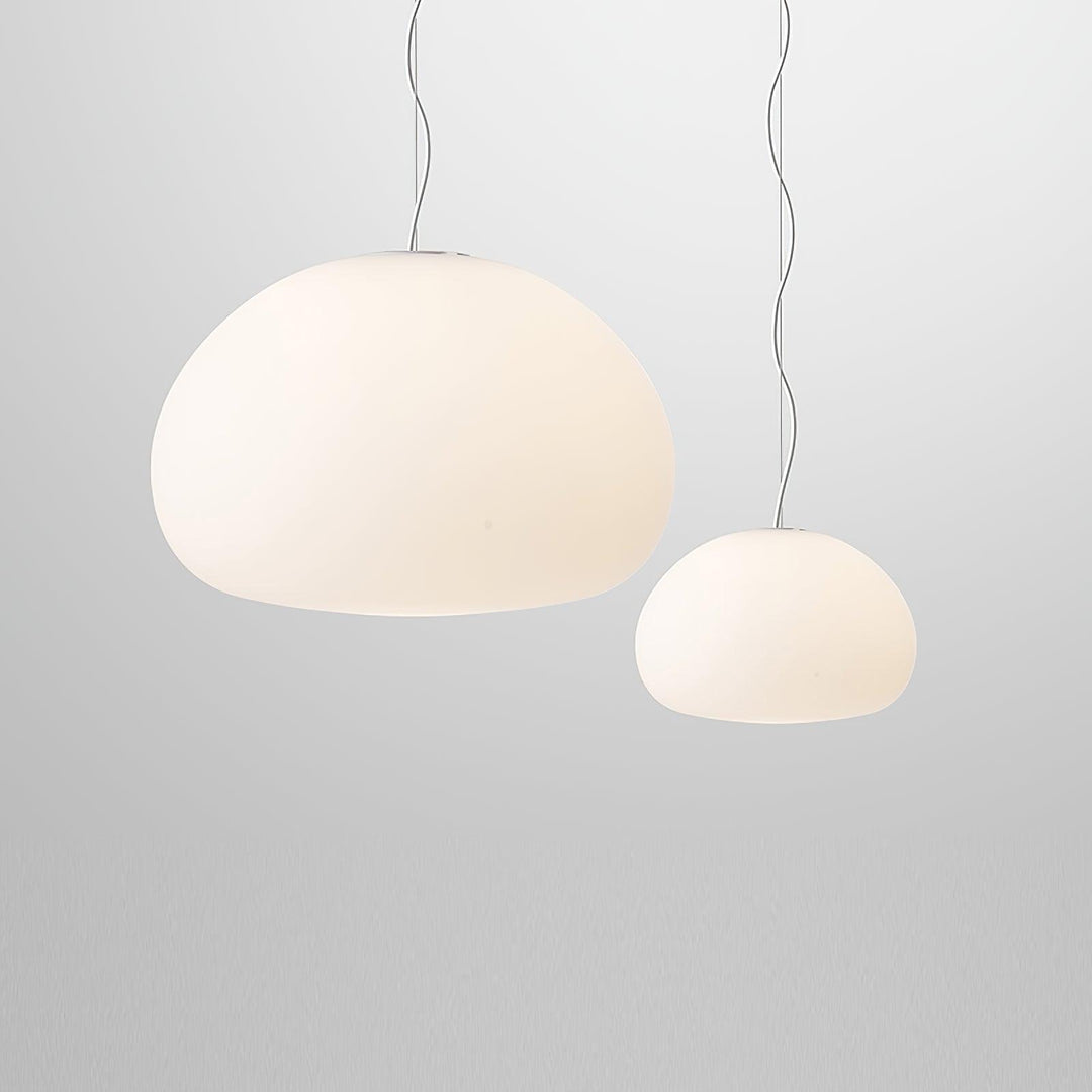 Moderne glas pendellampe til hyggelig belysning