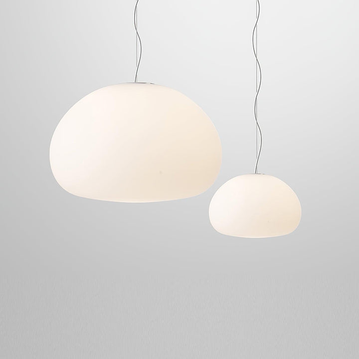 Moderne glas pendellampe til hyggelig belysning