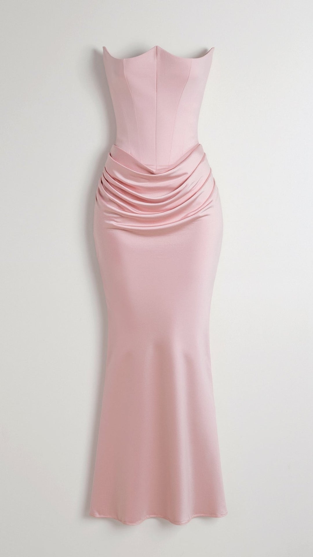 Lang maxikjole til damer. Elegant festkjole, formel og klassisk columnkjole til bryllup og galla.