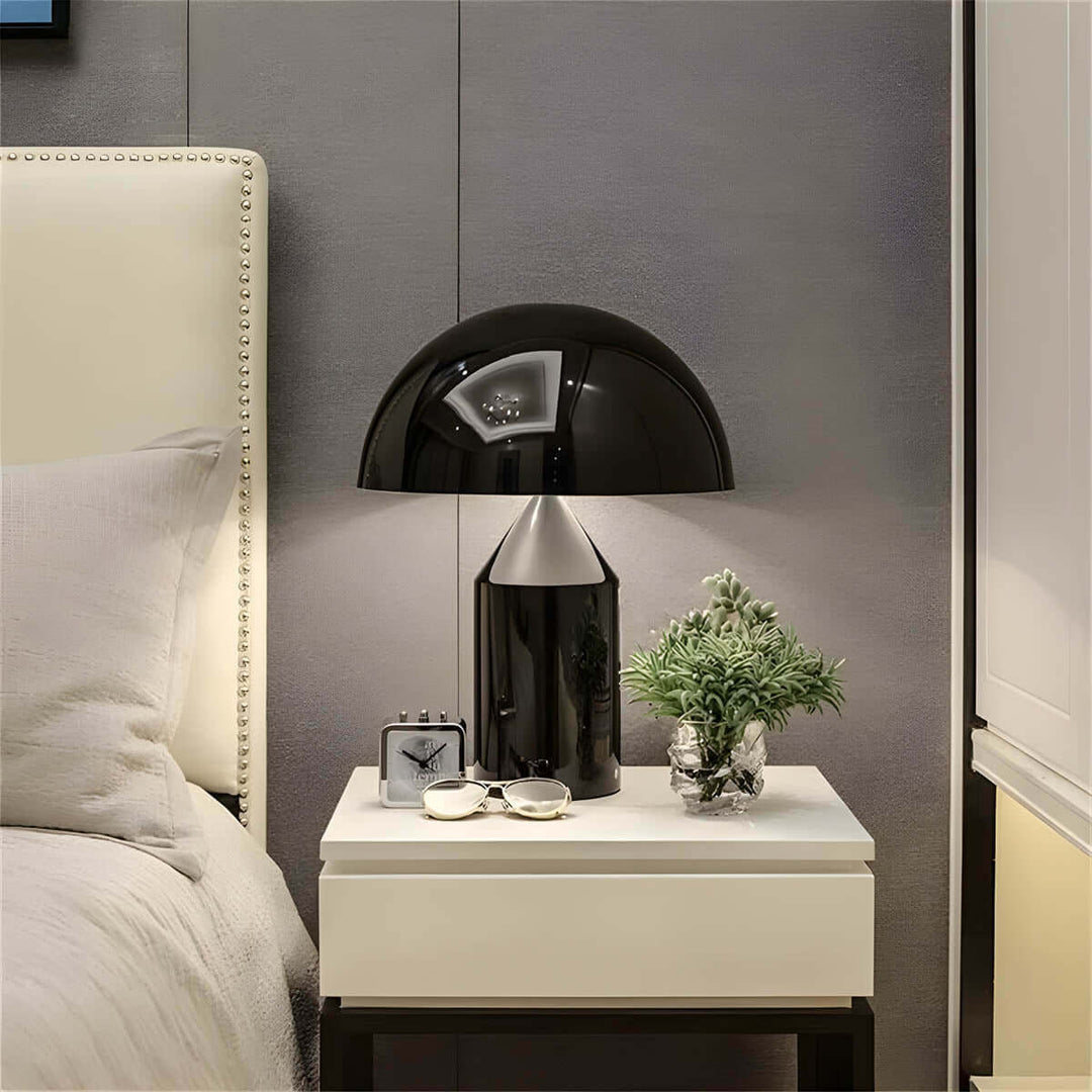 Vintage bordlampe med moderne flair