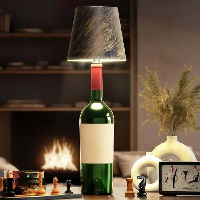Dæmpbar LED bordlampe med touch og 3 lysfarver