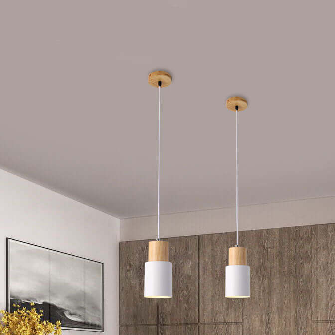 Cylinderformet LED Pendellampe - Stilfuld Belysning