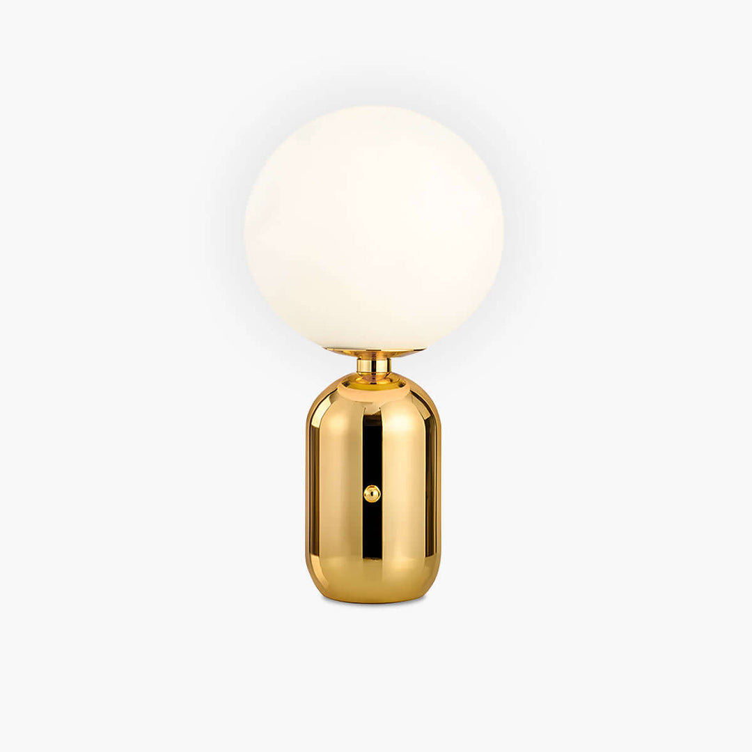 Elegant Skrivebordslampe med Glasfod