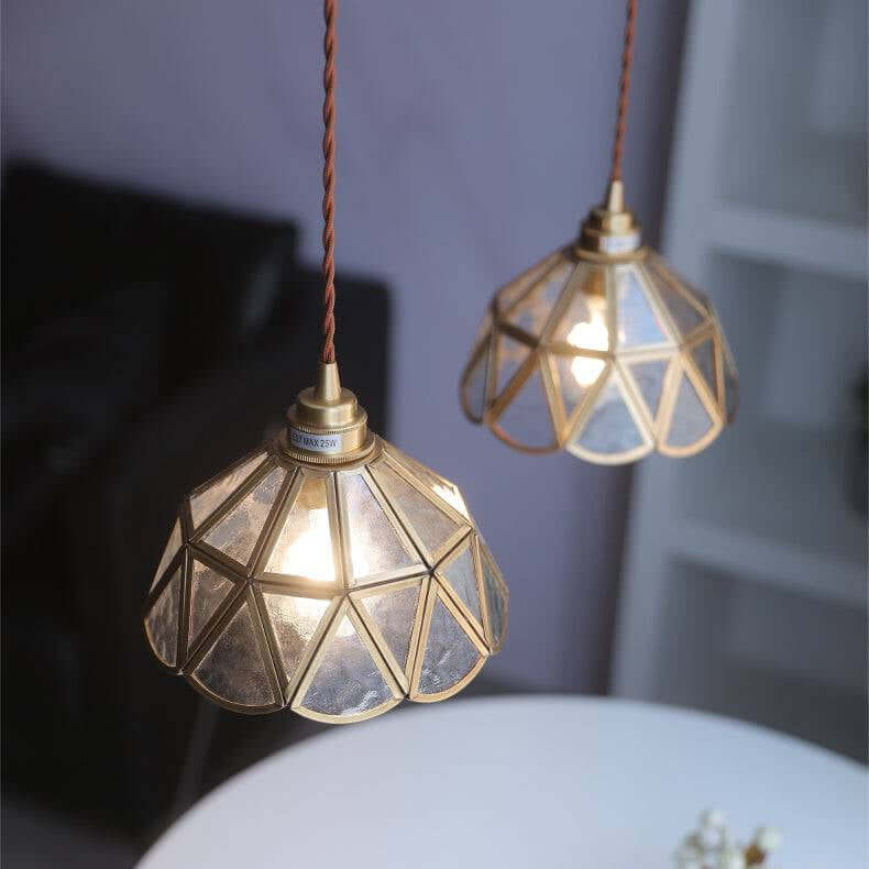 Elegant Pendel lampe i Glas til Hjemmet
