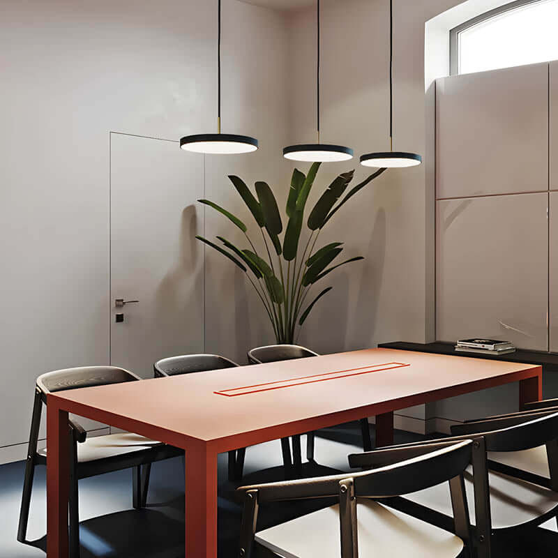 Moderne UFO LED-pendellampe i hvid