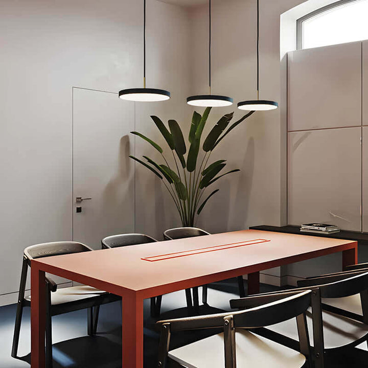 Moderne UFO LED-pendellampe i hvid