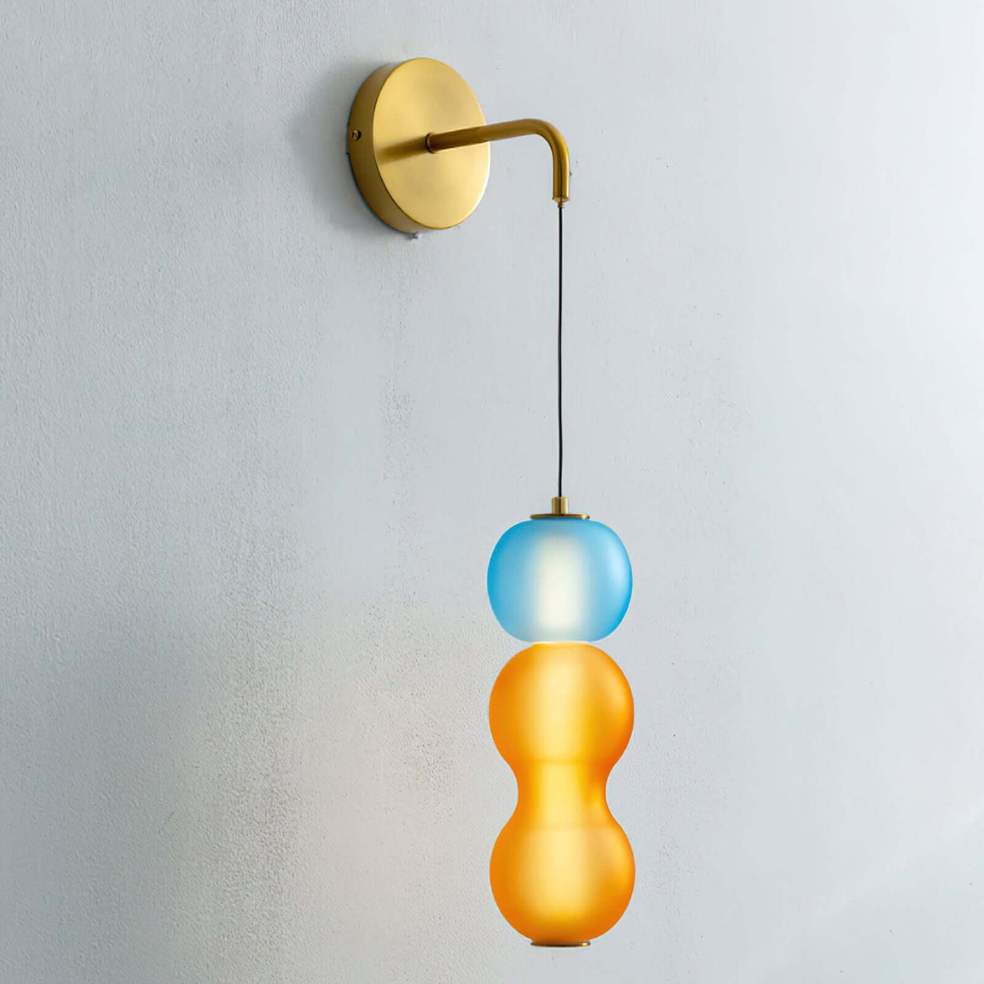 Elegant væglampe med klokkeorkidé-design