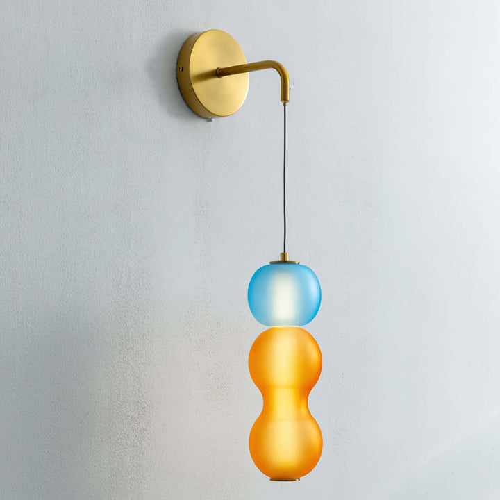 Elegant væglampe med klokkeorkidé-design