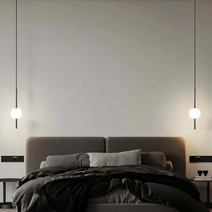 Moderne Glaskugle Pendellampe
