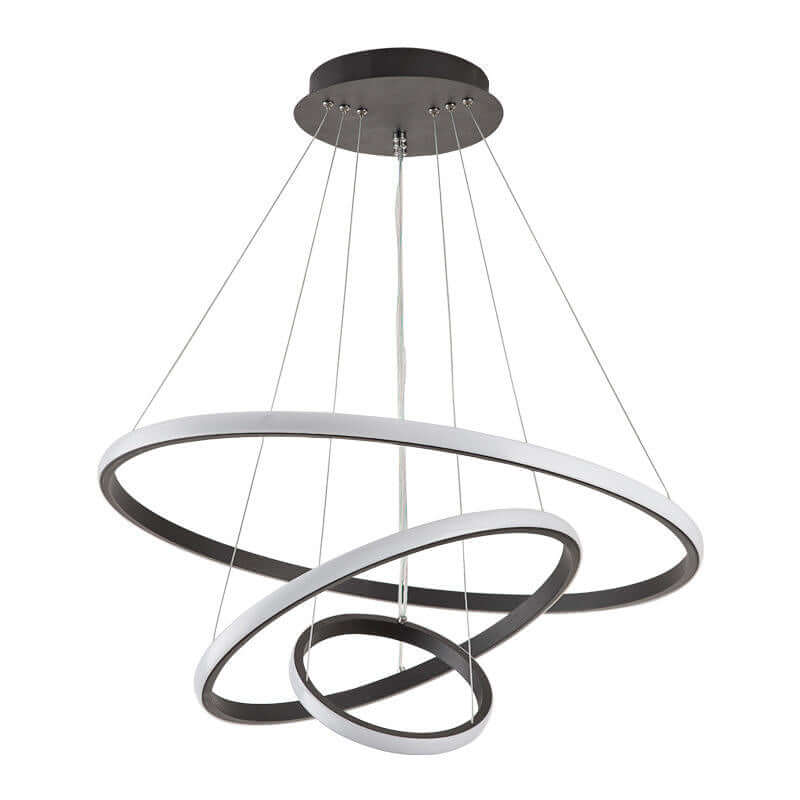 LED Loftloftslampe med 3 Ringen, Dæmpbar