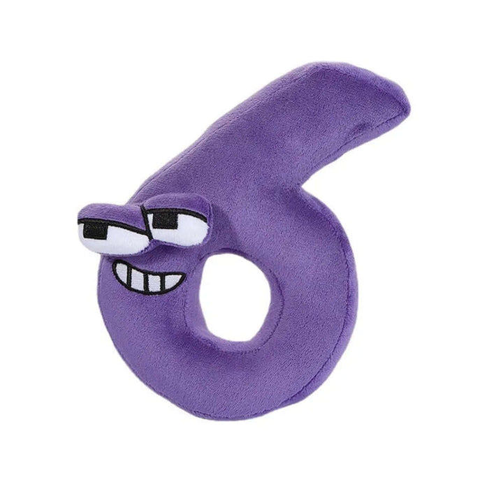 Blødt Tal-plysdyr 19 cm - Nummerven