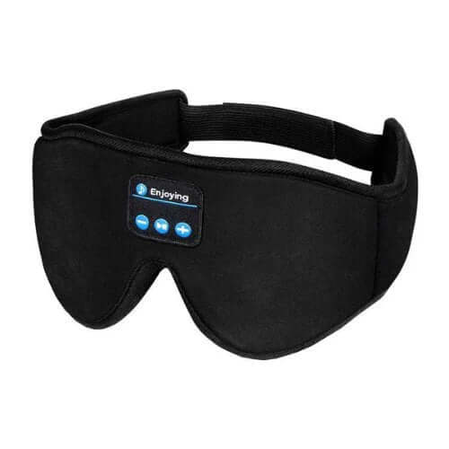 Bluetooth sovemaske med musik og komfort