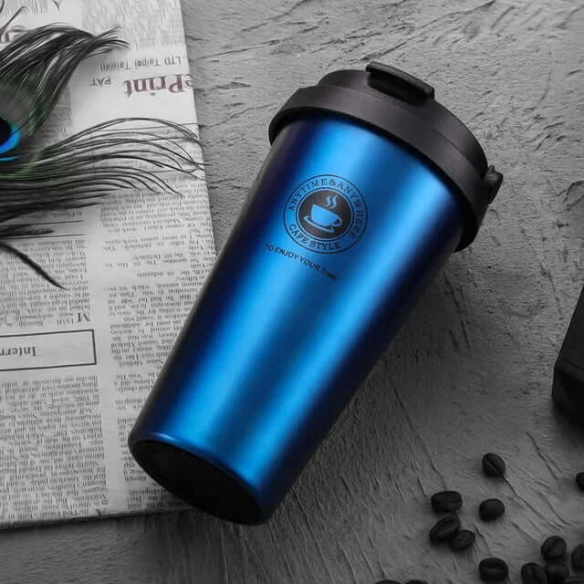 Unisex Isoleret Rejsekop i Rustfrit Stål 500ml