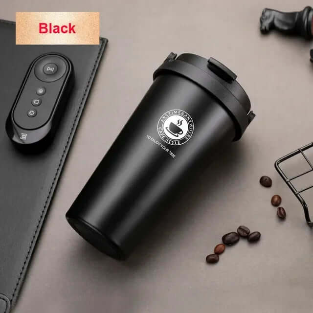 Unisex Isoleret Rejsekop i Rustfrit Stål 500ml