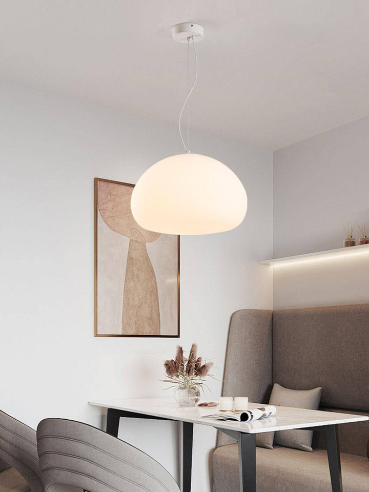 Moderne glas pendellampe til hyggelig belysning