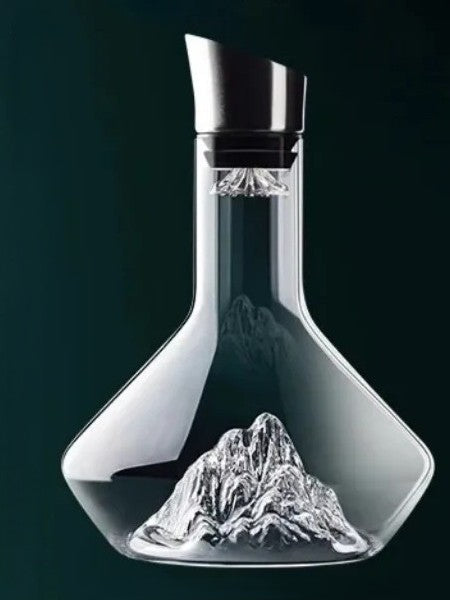 Elegant Vinkaraffel i Håndlavet Krystalglas – Optimal Beluftning