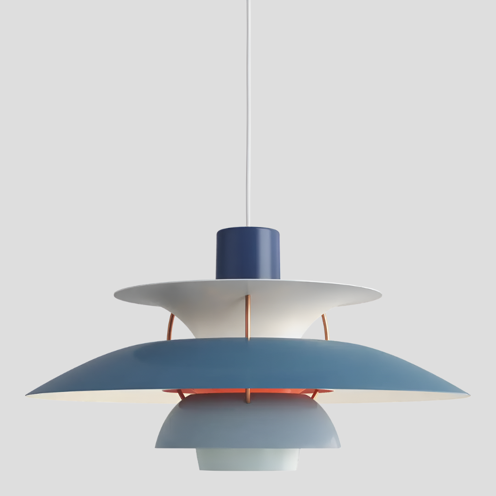 Stilren, minimalistisk LED-loftlampe til soveværelse eller stue. Moderne design med varmt, energieffektivt lys.