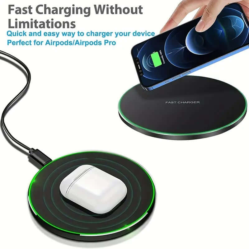 30W Trådløs Oplader til Smartphones