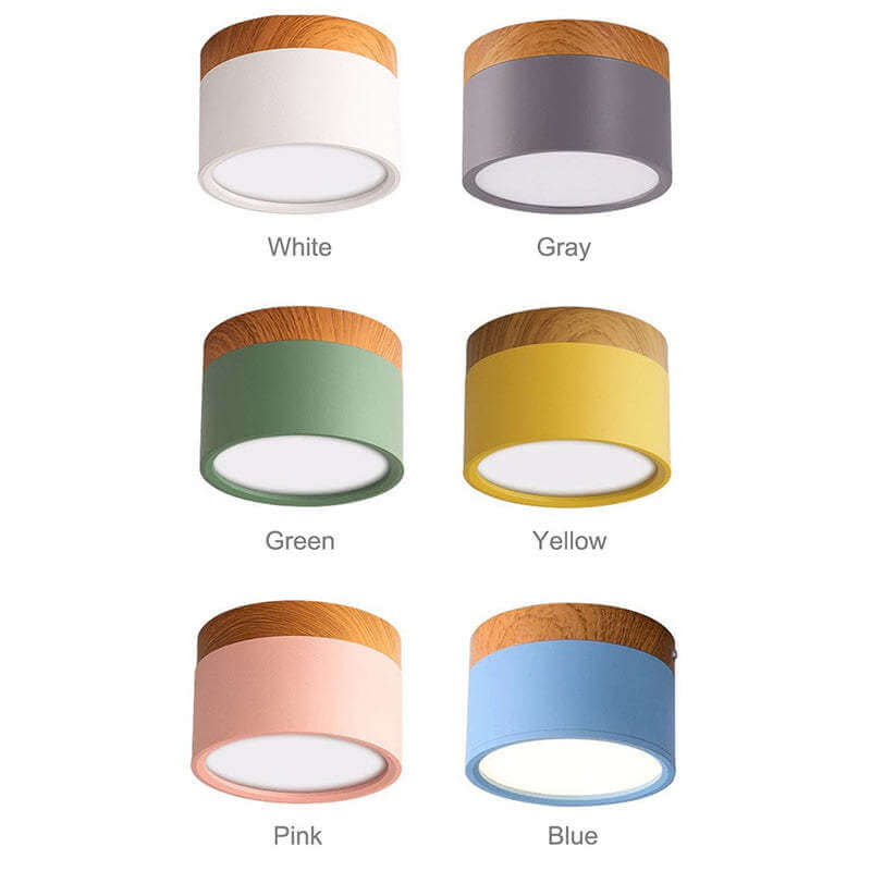 Moderne LED Loftslys i Morandi Stil