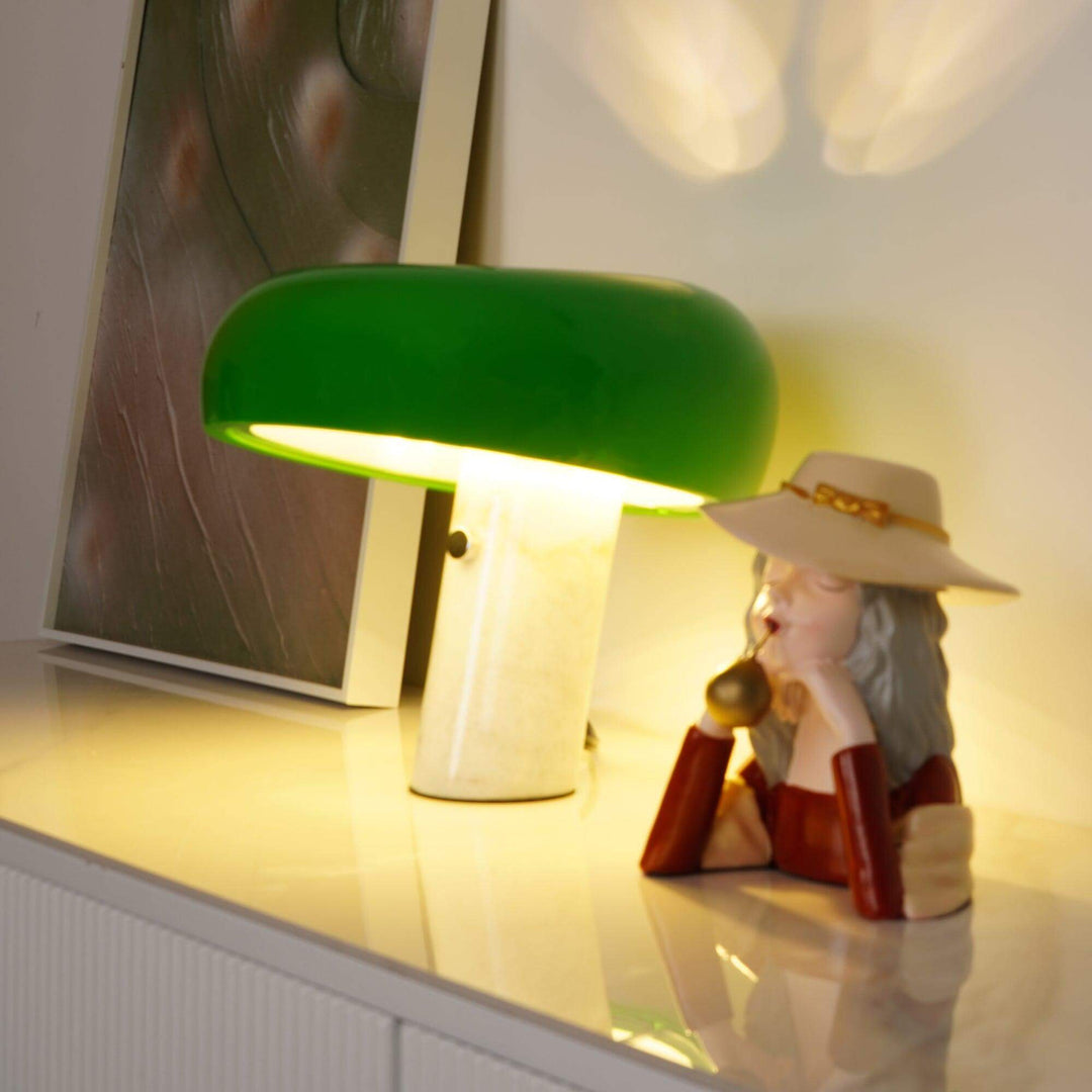 Designer Bordlampe i Marmor