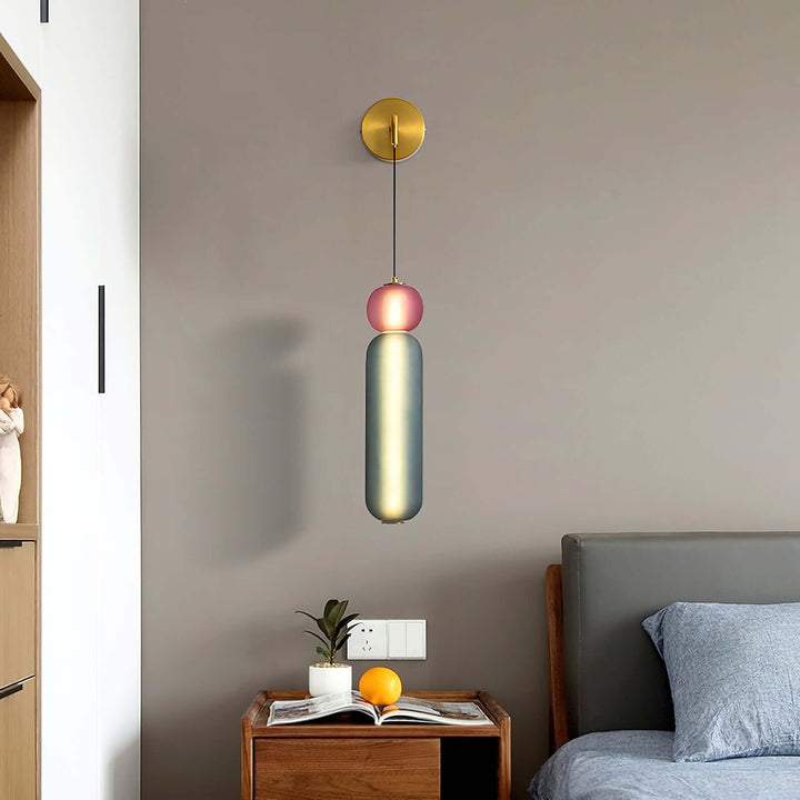 Elegant væglampe med klokkeorkidé-design