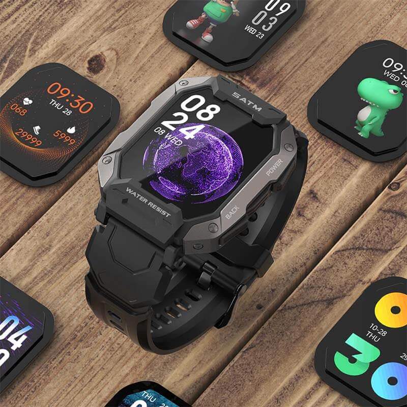 Robust Smartwatch med AMOLED-Display