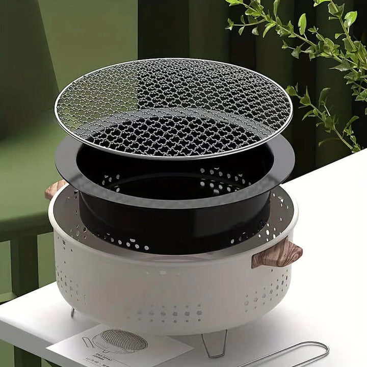 Kompakt Røgfri Elektrisk Grill