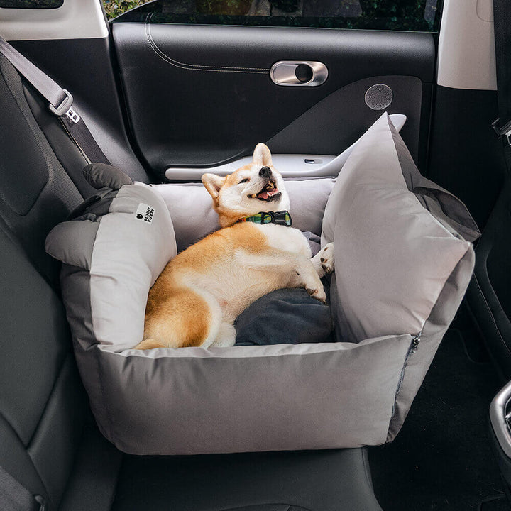 Sikker Autostol til Hunde med Beskyttelsespuder