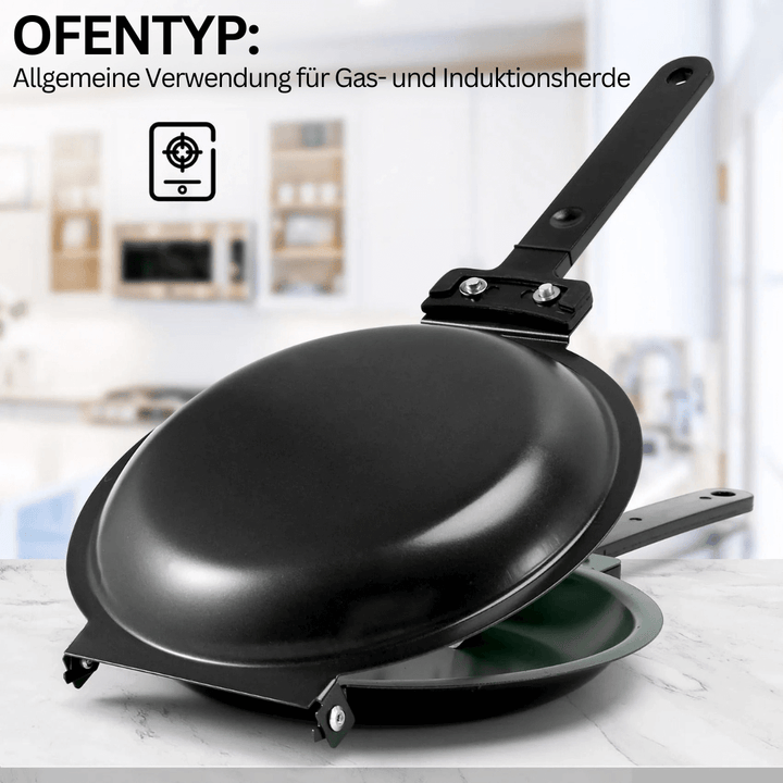 Dobbelsidet Non-stick Pandekagepande 19 cm