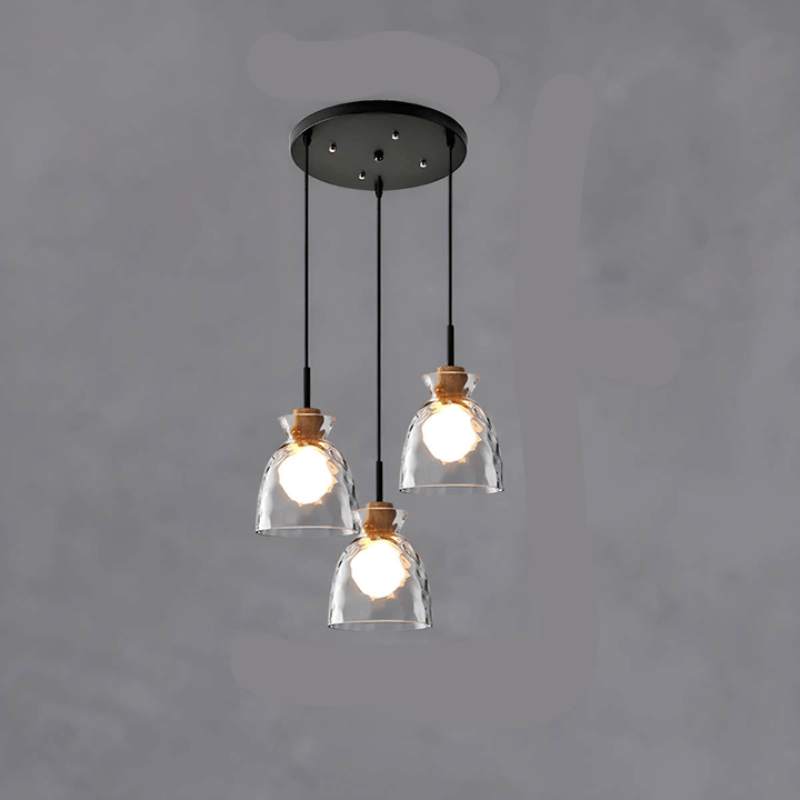 Moderne Glas Lysekrone med 1/3 Hoveder