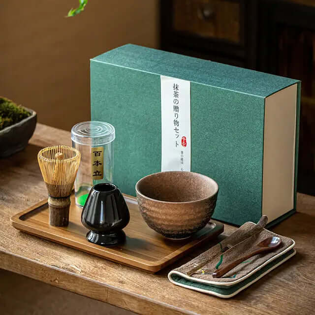 Matcha-sæt til traditionel teceremoni