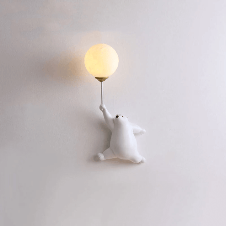 LED-væglampe med bjørnedesign til børneværelset