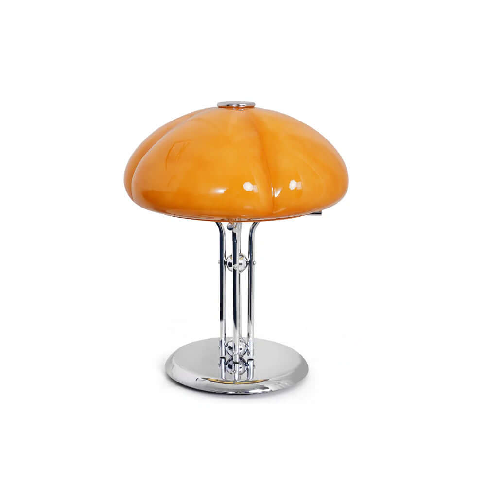 Svamp Design Bordlampe Glas Ravfarvet